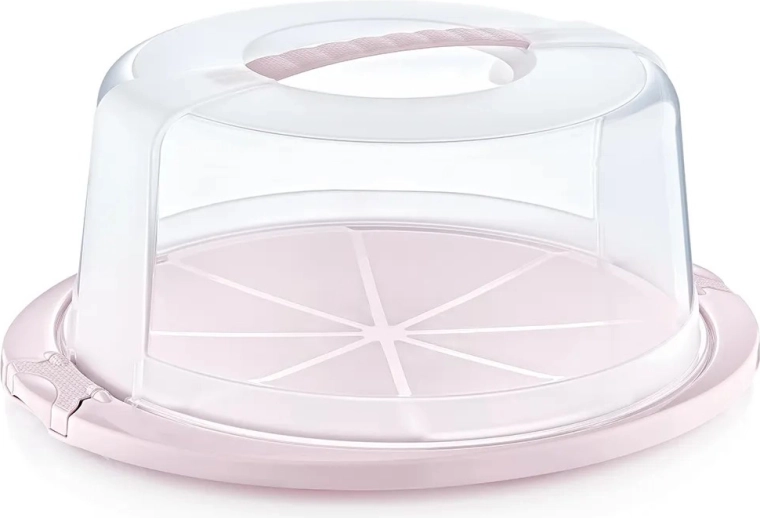 Kulatý box na dort Nordic Pink 33,5 × 38 × 17 cm