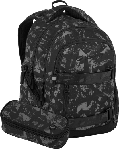 Bagmaster Nomad 25 studentský set černo-šedý