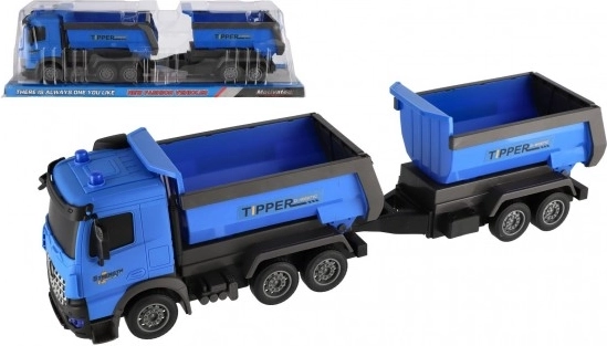 Nákladní auto s vlekem TIPPER plast 50cm