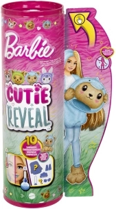 Barbie Cutie Reveal – medvídek a delfín, překvapení a převlékací kostým