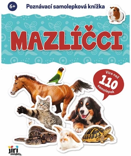 Poznávací samolepková knížka Mazlíčci