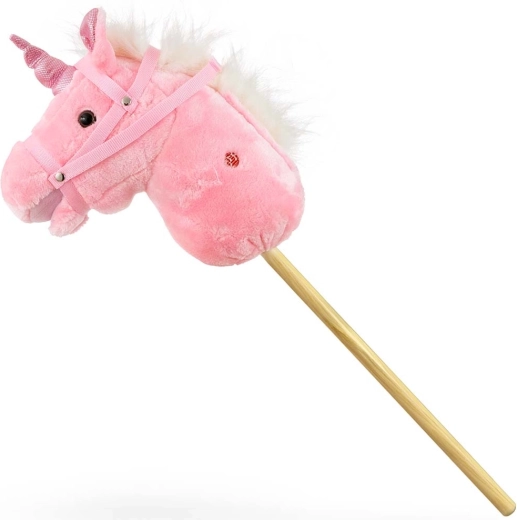 Milly Mally hobby koník na tyči růžový