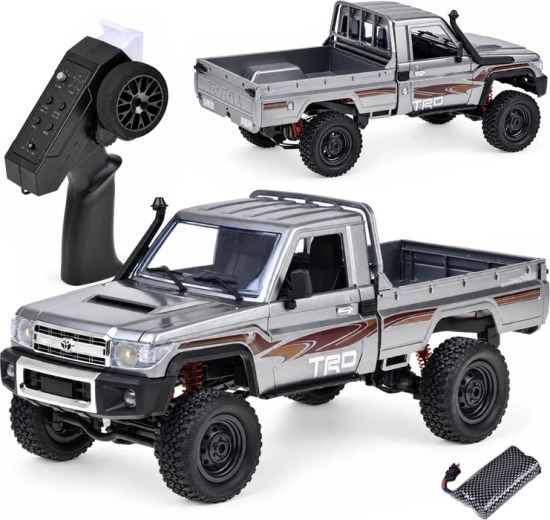 Dálkově ovládaný model Toyota Land Cruiser Pickup 4×4 v měřítku 1:12