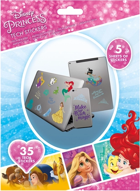 Sada technických samolepek DISNEY princezny