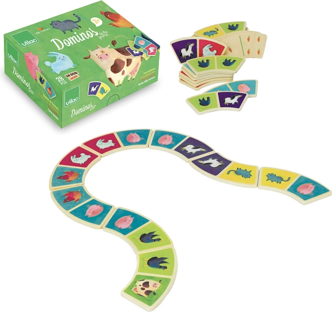 Vilac Farma Domino pro děti