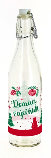 Láhev s patentním uzávěrem 540 ml na domácí vaječňák