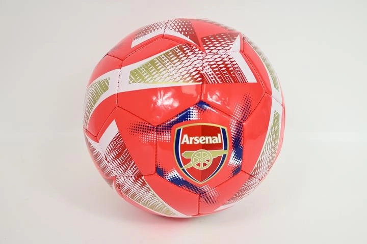 Fotbalový míč Arsenal spirála velikost 5