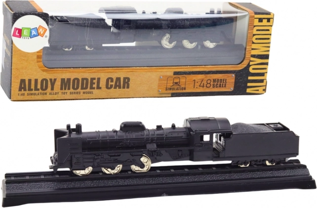 Kovový sběratelský model lokomotivy 1:48 – černý