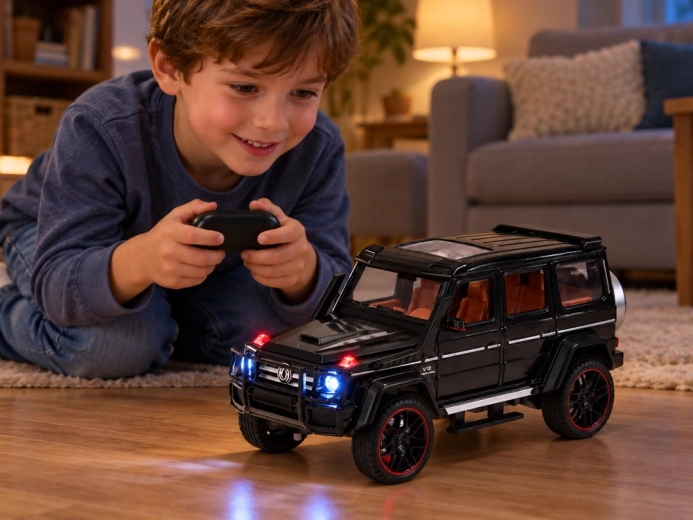 LED světla a kouřový efekt