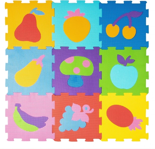 Učící se zábava s ovocnými motivy