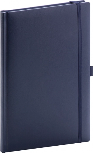Linkovaný zápisník NOTIQUE balacron tmavě modrý 15 × 21 cm