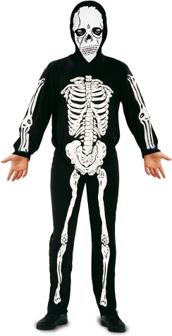 Dětský kostým kostlivec na Halloween