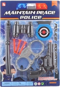 Policejní sada pro děti s doplňky
