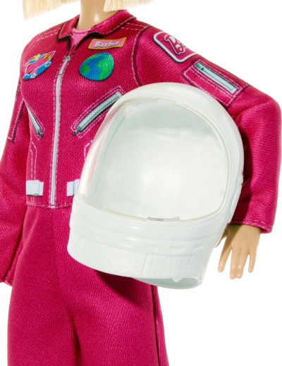 Odnímatelná bílá helma pro kosmické mise