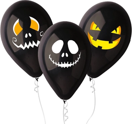 Balónek Gemar 12" pastel premium Halloween obličeje - 1 kus