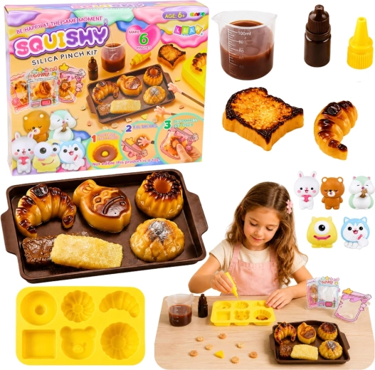 Kreativní sada na výrobu squishy sladké pečivo DIY
