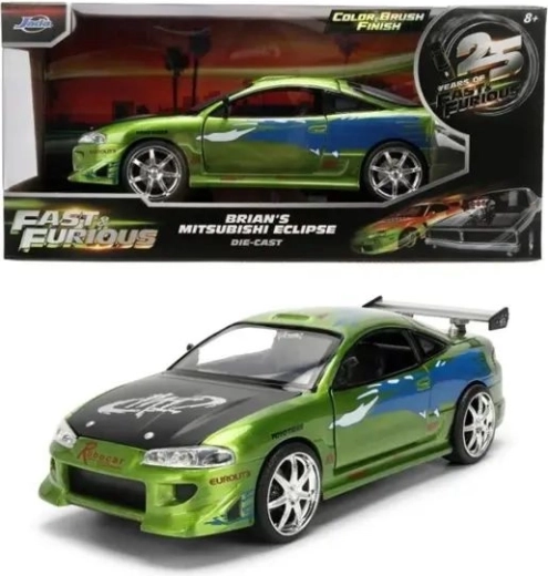 Jada kovový model Mitsubishi Eclipse 1995 z filmu Rychle a zběsile v měřítku 1:24