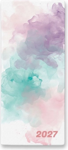 Měsíční diář 2027 Watercolour v PVC obalu