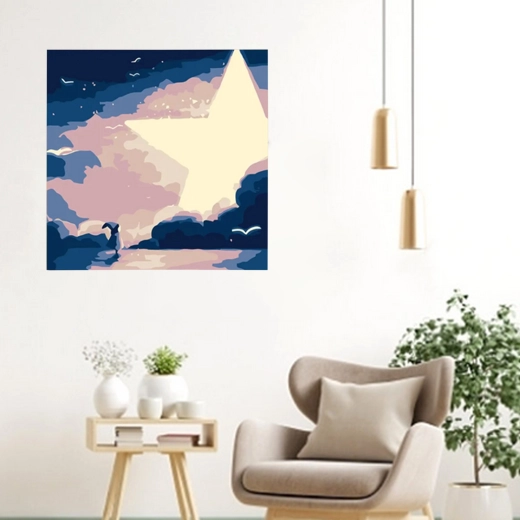 Relax a dekorace v jednom: motiv hvězdy