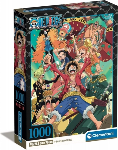 Clementoni puzzle 1000 dílků One Piece