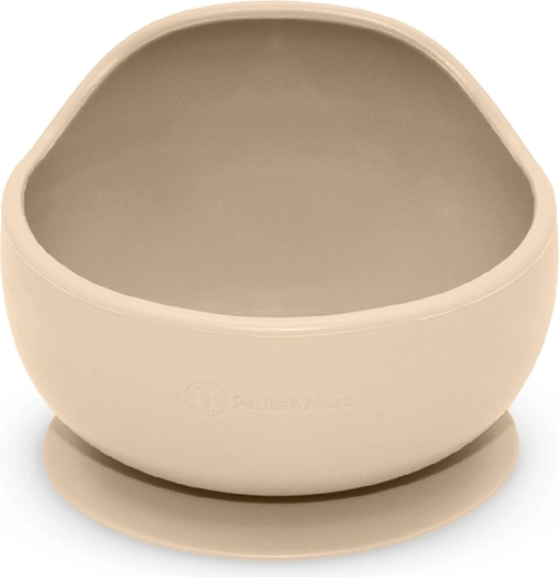 Petite&Mars silikonová miska s přísavkou Take&Match Desert Sand