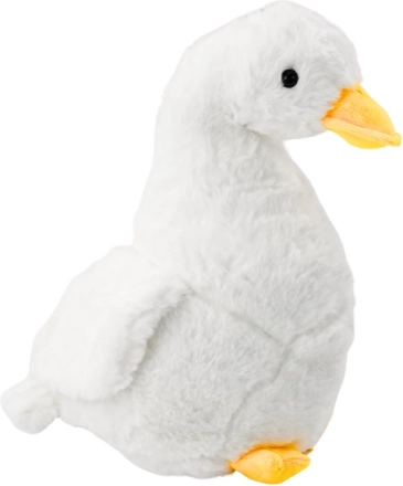 Bílá plyšová husa hračka 30 cm