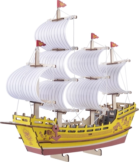 Woodcraft dřevěné 3D puzzle Obchodní loď