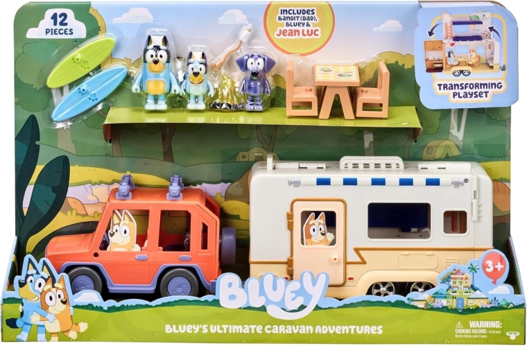 Bluey sada Cruiser s karavanem