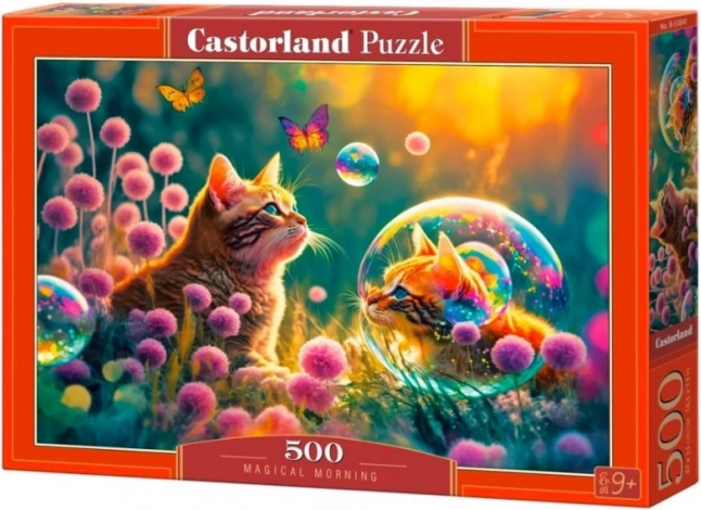 Puzzle 500 dílků Magical Morning – kočky