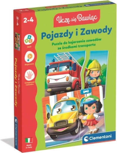 Vozidla a povolání – vzdělávací hra pro nejmenší