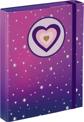 Desky na školní sešity A5 Koně Srdce