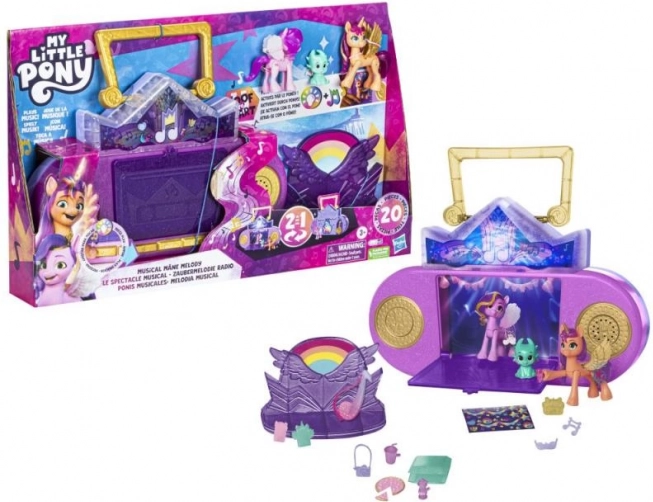 My Little Pony muzikálový set 2 v 1 s princeznou Pipp