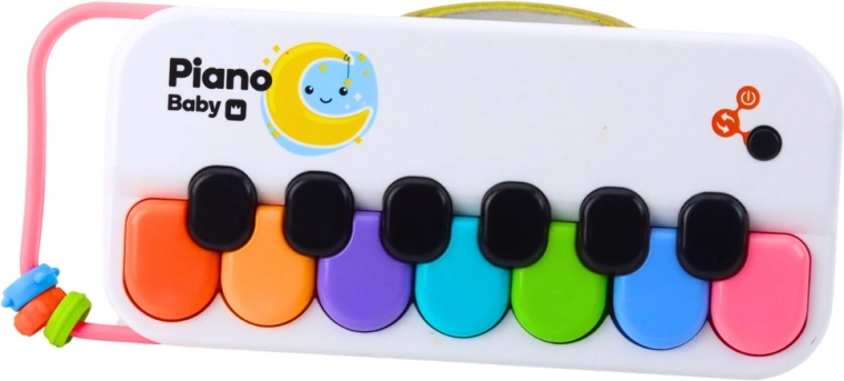 Hravé učení s 8 barevnými klávesami