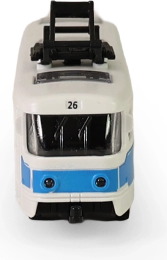 Realistický motiv městské tramvaje