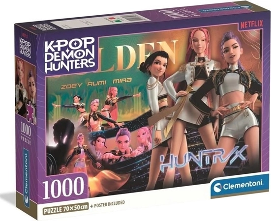 Clementoni puzzle K‑Pop Demon Hunters 1000 dílků
