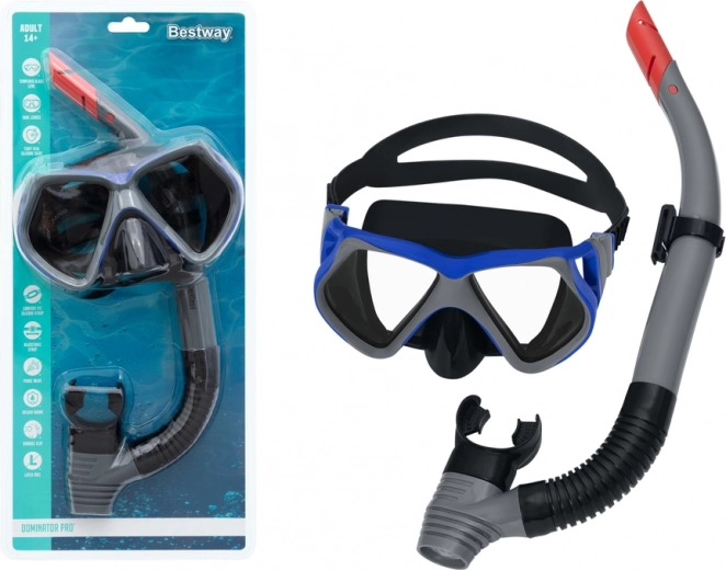 Set na šnorchlování BESTWAY – maska a šnorchl – Černá