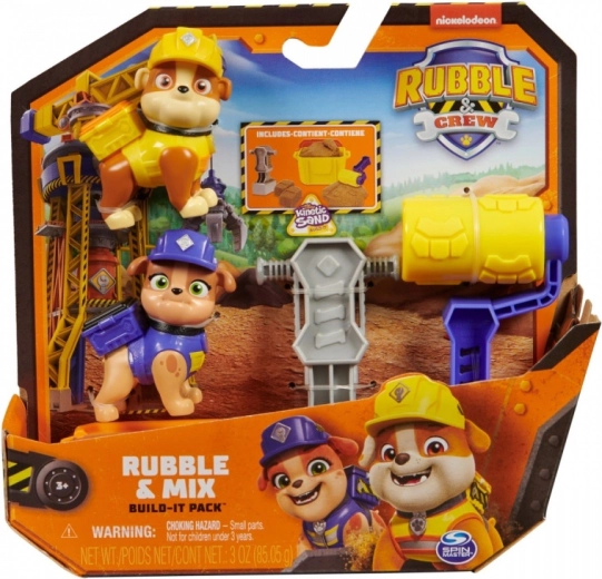 Figurky RUBBLE & CREW dvoupack s kinetickým pískem