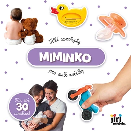 Velké samolepky pro malé ručičky – Nové miminko