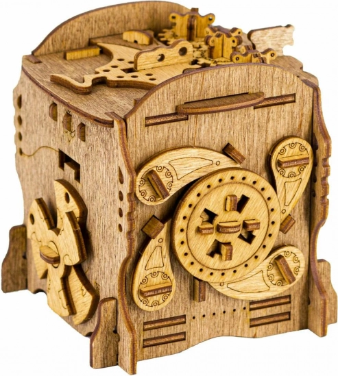 iDventure dřevěný mechanický hlavolam Nautilus kapitána Nema