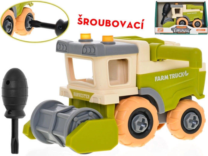 Šroubovací kombajn 15 cm s volným chodem