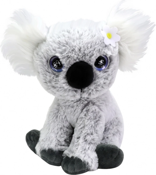 plyšová koala s lesklou kabelkou