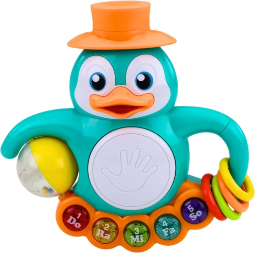 Senzorické prvky: kroužky, korálky a chrastící kulička