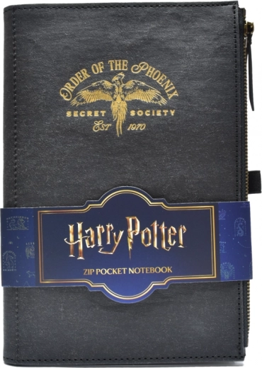 Harry Potter kapesní zápisník s kapsou a zipem Order of the Phoenix A5