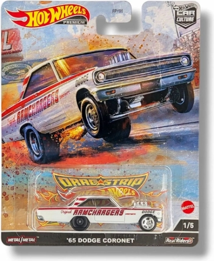 Hot Wheels Premium Dodge Coronet 1965 – kovový model pro sběratele