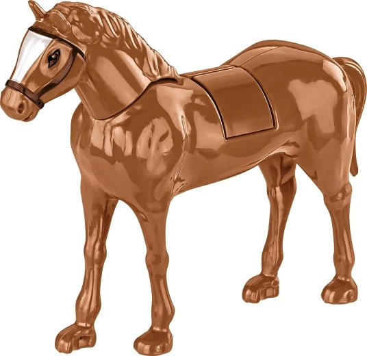 Jezdecká akce díky figurce koně