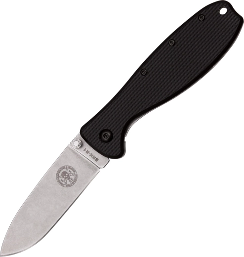 ESEE Zancudo černý kapesní nůž 7,7 cm, stonewash, FRN