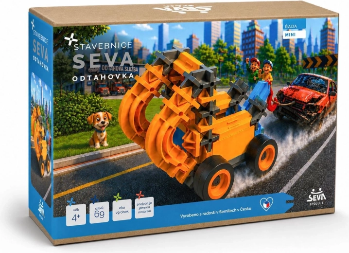 Seva mini odtahovka – stavebnice 69 dílků
