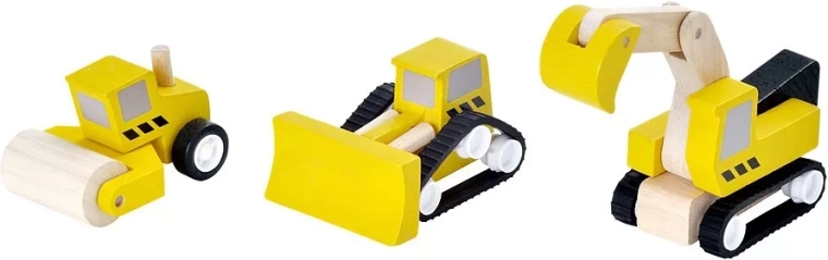 PlanToys stavební auta k autodráze