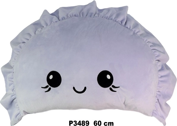 Dekorativní polštář pieróg 60 cm, fialový