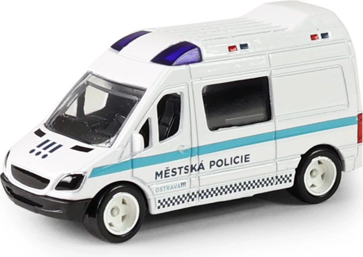 Kovová policejní dodávka Městská policie Ostrava - 1 kus